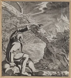 Der Narr, der über die Strafen Gottes wütend ist