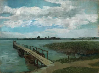Bootssteg auf der Herreninsel im Chiemsee