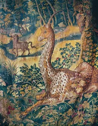 Der Einhornteppich, gewebt in Brüssel