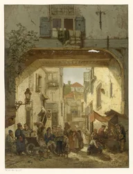 Bauernhof in der jüdischen Nachbarschaft in Den Haag