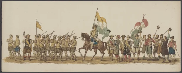 Delfter Umzug von 1862, erste und zweite Gruppe