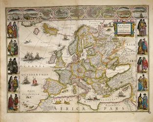 Aus Theatrum Orbis Terrarum von Willem Bleau, Amsterdam