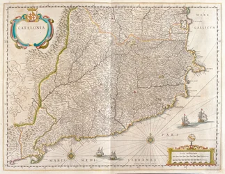 Provinz Katalonien, Spanien, in 