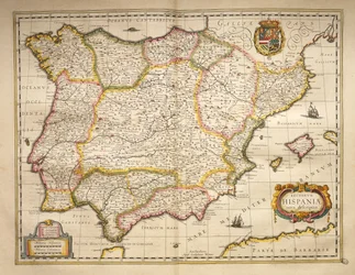 Spanien aus Theatrum Orbis Terrarum von Willem Bleau, Amsterdam