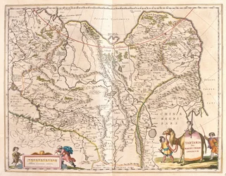 Tartarei und nördlicher Teil von China und Korea, in 