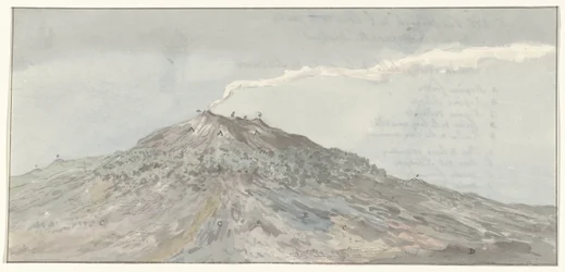 Ansicht des Ätna vom Südwesten (Reise nach Italien, Sizilien und Malta - 1778)