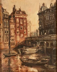 Brücke über den Kanal, Rotterdam