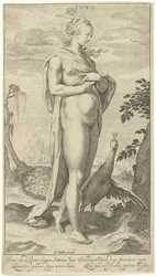 Juno mit Pfau