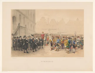 Dritte Gruppe der Utrechter Maskerade 1856