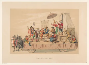 Sechste Gruppe der Utrechter Maskerade 1856