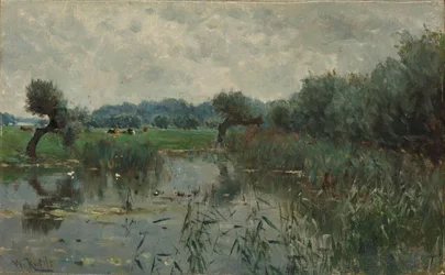 Wiesen am Fluss IJssel