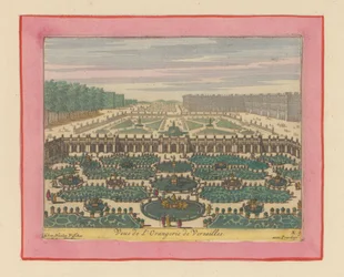 Ansicht der Orangerie von Versailles