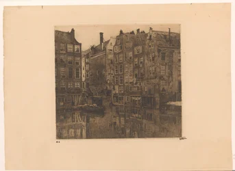 Oudezijds Voorburgwal und Oudezijds Kolk in Amsterdam