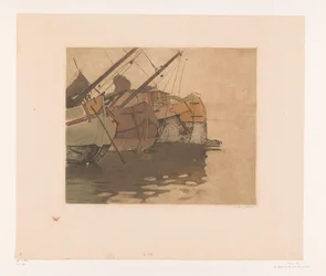 Torfboote im IJ