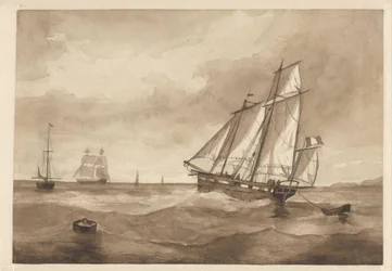 Schiffe auf See