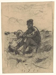 Sitzender Schäfer