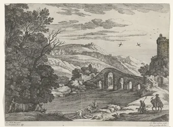 Landschaft mit einem Fluss
