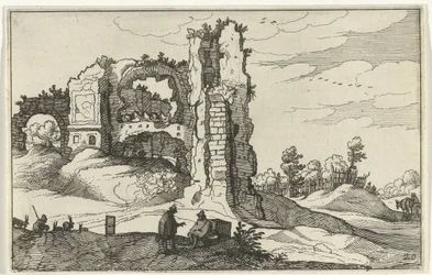 Ruine mit einem Tor