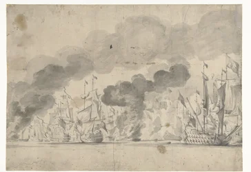 Seeschlacht bei Lowestoft am 13. Juni 1665