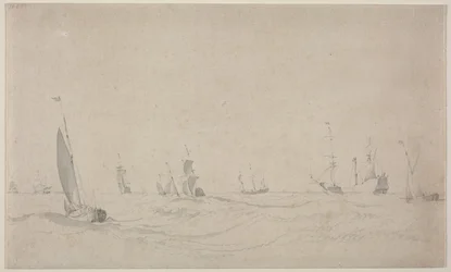 Schiffe auf rauer See