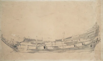 Porträt einer niederländischen Fregatte, ca. 1655