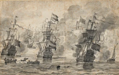 Die Schlacht von Scheveningen, 31. Juli 1653: der letzte Angriff in der Schlacht