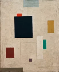 Figur mit schwarzem Feld