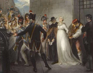 Marie-Antoinette verlässt die Conciergerie am 16. Oktober