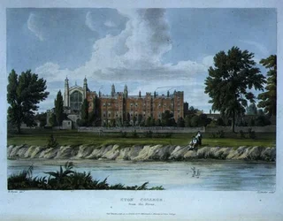 Eton College vom Fluss aus, aus 