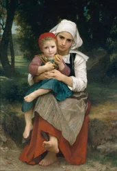 Bretonischer Bruder und Schwester, 1871