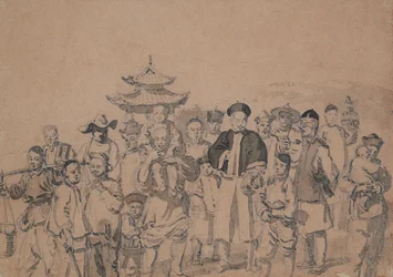Gruppe von Chinesen