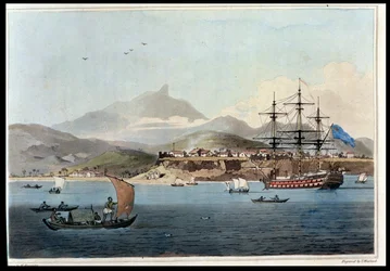 Porto Praya auf der Insel St. Jago, Tafel 4 aus 