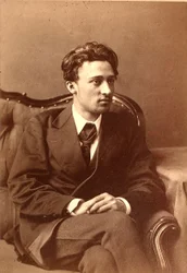 Porträt des Autors Wsewolod Michailowitsch Garshin