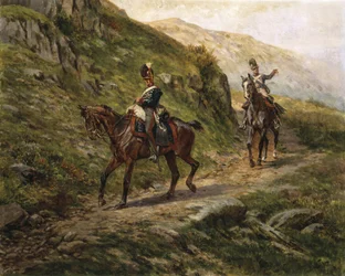 Ein Blick auf den Feind, ca. 1910