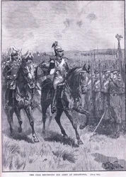 Der Zar inspiziert seine Armee in Sewastopol, 1856 n. Chr.