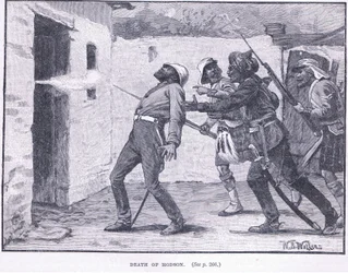 Der Tod von Hodson 1858 n. Chr.