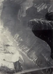 Blick nach Süden in den Grand Canyon, Colorado River, Sheavwitz Crossing