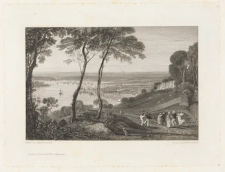 Plymouth Dock, von Mount Edgecumbe
