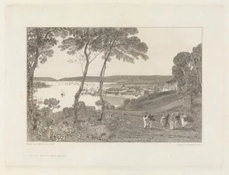 Plymouth Dock von Mount Edgecumbe