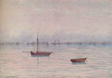 Eine Fischereiflotte, 1910