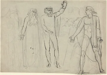 Und Saul sprach zu David: Geh, und der Herr sei mit dir [recto], um 1780-1785