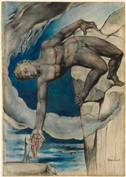Antäus setzt Dante und Virgil im letzten Kreis der Hölle ab