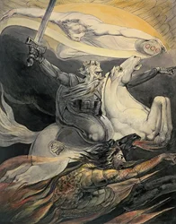 Der Tod auf einem fahlen Pferd, um 1800