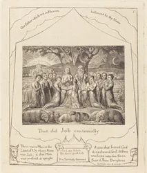 Hiob und seine Familie, 1825