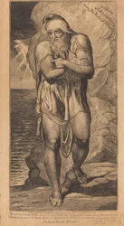 Joseph von Arimathäa unter den Felsen von Albion