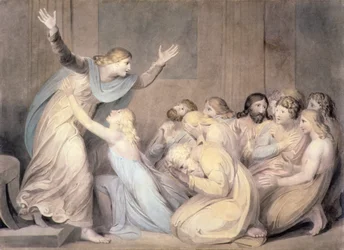 Joseph gibt sich seinen Brüdern zu erkennen, Platte 3 aus 