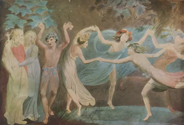 Oberon, Titania und Puck mit tanzenden Feen, 1786