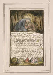 Der kleine Vagabund: Platte 46 aus Songs of Innocence and of Experience (Kopie R) ca. 1802-08