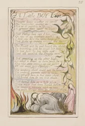 Ein kleiner verlorener Junge: Platte 53 aus Songs of Innocence and of Experience (Kopie R) ca. 1802-08