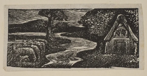 Sabrinas silberner Fluss, aus Thorntons Pastoralen von Virgil, 1821